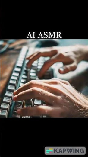 Satisfying Keyboard Typing Sounds (No Talking ASMR) #asmrshorts #asmrvideo #ai #asmr