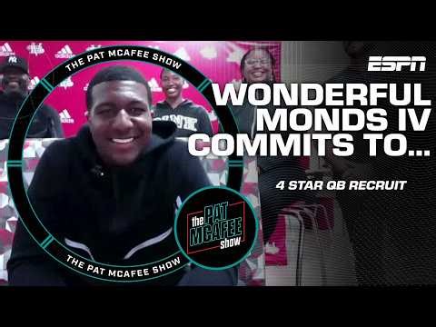4 ⭐ recruit Wonderful “Champ” Monds IV announces commitment to Notre Dame 🏈 | The Pat McAfee Show