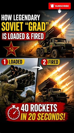 How Legendary Soviet "Grad" is Loaded & Fired