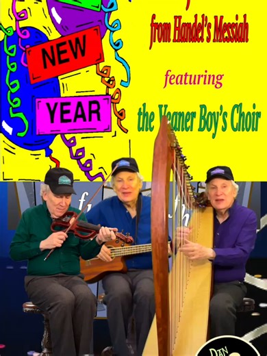 Hallelujah Chorus (Handel's Messiah) - Happy New Year It’s Handel’s Hallelujah Chorus for the New Year. Featuring the Veaner Boy’s Choir, harp, fiddle, and bass. have a very, very Happy New Year! Celtic Harp, Violin‚ Micro-bass #messaiah #handel #hallelujah #newyear #harp #funny #humor #funnyharp #funnyvideos #funnyharp #funnyvideos @danharpmusic