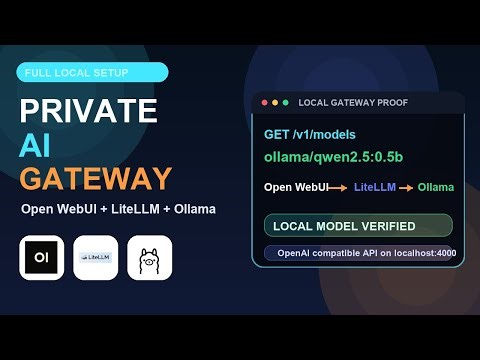 I Built a Private AI Gateway With Open WebUI + LiteLLM