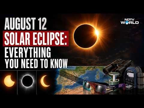 Today Solar Eclipse In India LIVE | When Is Solar Eclipse In 2026 | August 12 Solar Eclipse 2026