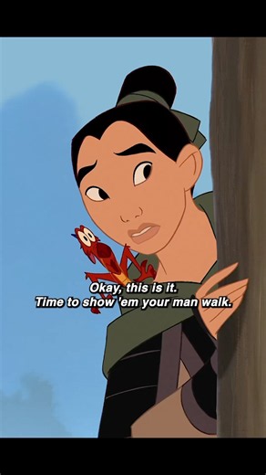Mulan|Mushu teaches Mulan to act like a man #shorts #shortvideo