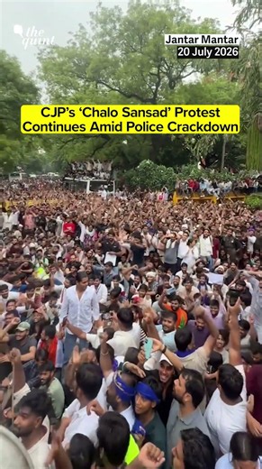 Abhijeet Dipke, Gitanjali Angmo and Others at Jantar Mantar | The Quint