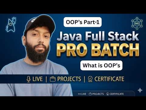 Master OOPs in Java Part-1🚀 | Complete Introduction to Object-Oriented Programming
