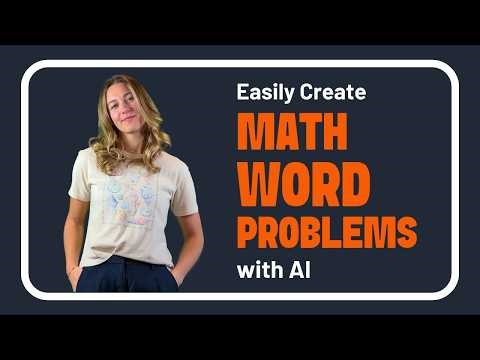 How to Create Math Word Problems & Quizzes with AI