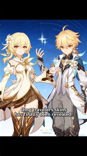 New Travelers SKIN Finally Revealed! (Genshin 6.3 Livestream) #genshin #shorts #traveler #aether