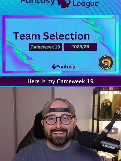 FPL 2025/26 - GW19 Team Selection #fantasyfootball #fantasypremierleague #premierleague #fantasy #fpl