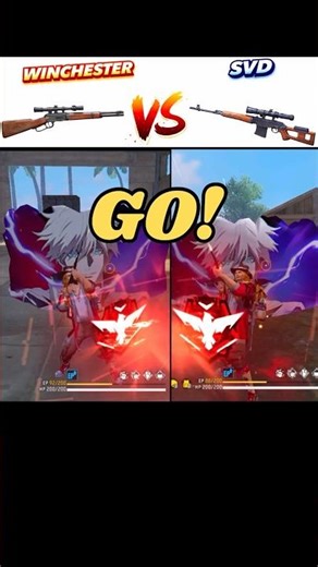 Winchester vs SVD 🤔 | Which is More Powerful? | #freefire