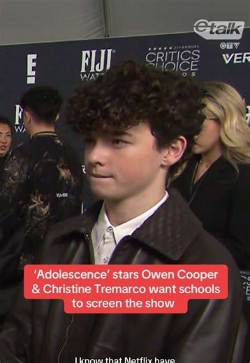 Adolescence Cast Advocates for School Screenings