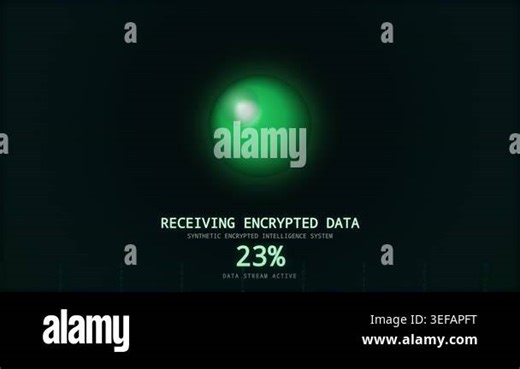 AI System Loading Screen Data Processing Digital Background Stock Video Footage - Alamy