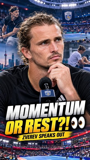 Zverev: Momentum or REST? 👀 | Shanghai Masters 2026 #zverev #shanghaimasters #highlights