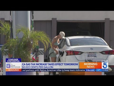 California gas tax increasing again ahead of July 4 travel rush
