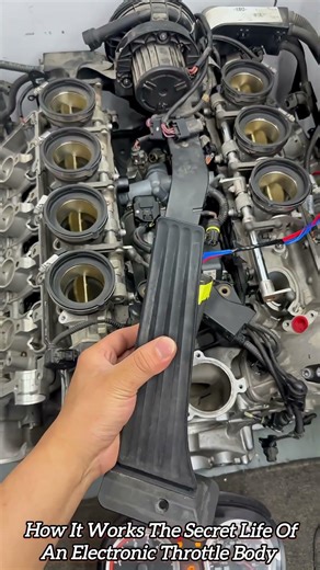 How It Works The Secret Life Of An Electronic Throttle Body 🚗 #shorts #mechanic #automotive