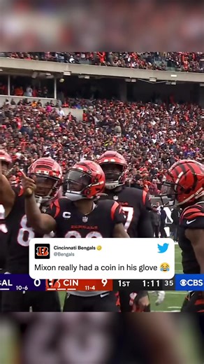 Joe Mixon Coin-Flip Celebration Fail | NFL Bengals Cincinnati