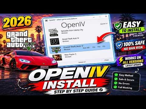 How to Install OpenIV for GTA 5 (2026) | Complete Beginner Guide | Latest Version