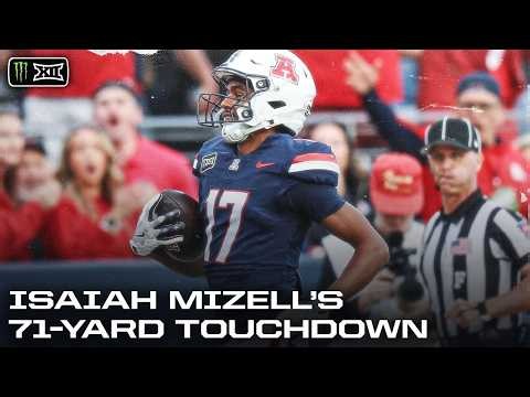 Arizona Isaiah Mizell's EXPLOSIVE 71-Yard TD vs. Iowa State | 2026 Monster Energy Big 12 Football