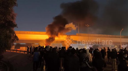 Iraq: Protesters Clash Near Baghdad Green Zone 17