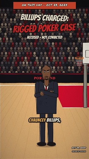 Oct 23, 2025: Chauncey Billups Charged in Rigged Poker Case #shorts