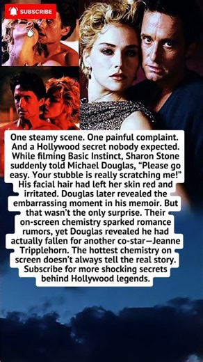 Michael Douglas Reveals Sharon Stone’s Unexpected Complaint on Basic Instinct.
