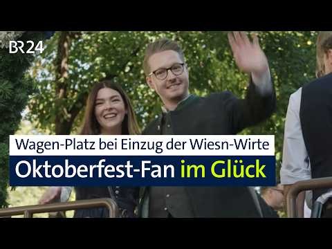 Auf der Kutsche von Wiesn-Wirt mit dabei: Oktoberfest-Traum wird wahr | Abendschau | BR24