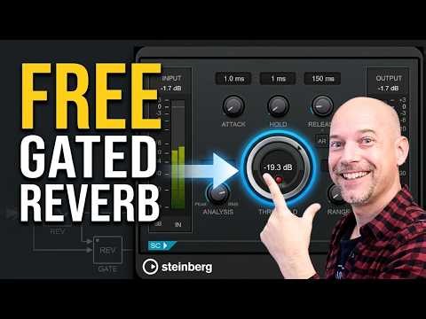 How to create Gated Reverb in Cubase (Stock Tools)