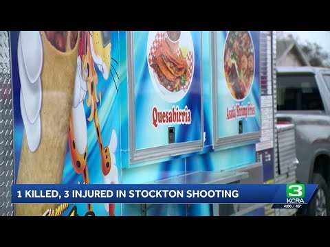 1 killed, 3 hurt in Stockton shooting