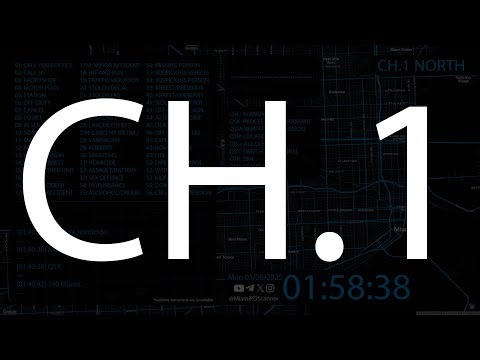 North District - Miami Police Live Radio Scanner Live Stream - City of Miami PD