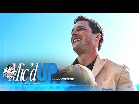 MIC'D UP: Spend the day with Luke Kuechly as he receives his Hall of Fame Ring of Excellence