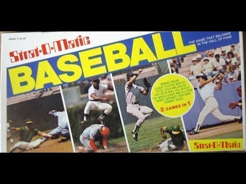 Strat-O-Matic Baseball: Houston @ Pittsburgh 6/27/1966