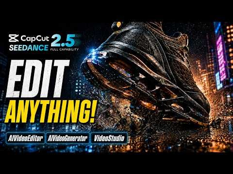 AI Video Finally Has REAL Editing! AI Video Editing Platforms (CapCut Seedance 2.5 1080P)