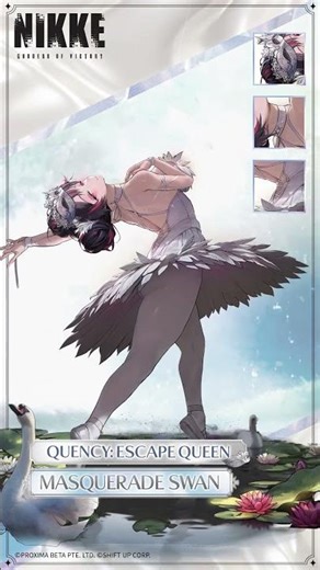 Costume Introduction - Quency: Escape Queen (Masquerade Swan) | GODDESS OF VICTORY: NIKKE