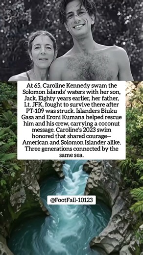 At 65, Caroline Kennedy swam the Solomon Islands' #shorts #shortvideo #actor #news #history