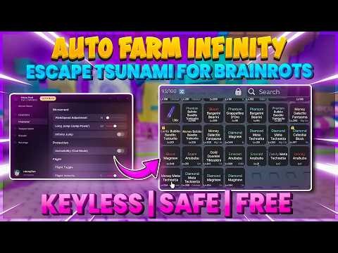 🐰NEW EASTER UPDATE ESCAPE TSUNAMI FOR BRAINROT SCRIPT 2026 🌊 Auto Skip Waves | Infinite Brainrots 🔥