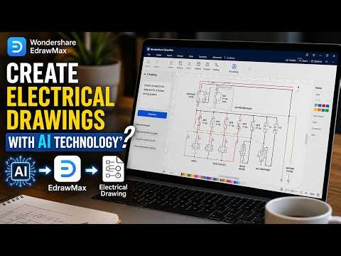How to Create Electrical Drawings with AI Technology?⚡EdrawMax Tutorial