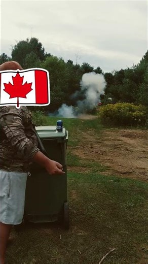 Canadian Redneck Shoots MASSIVE Exploding Target 💥