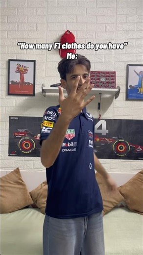 How many F1 clothes do you have? #f1 #f1shorts #f1memes