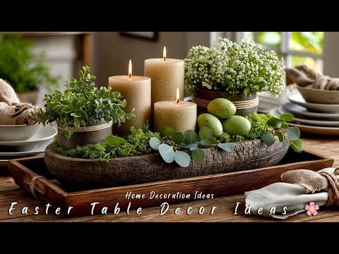 Easter Table Decor Ideas 🌸 Easy DIY Farmhouse Centerpieces | Vintage Easter Decorating