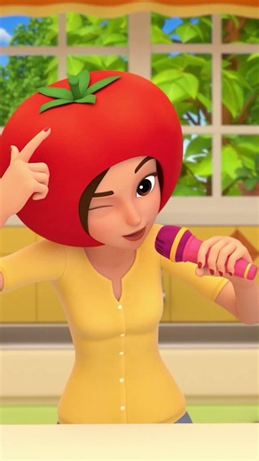 我是蕃茄 🍅 Hola, I'm Tomato | 貝貝彬 繁體中文 兒歌頻道 #bebefinn #shorts