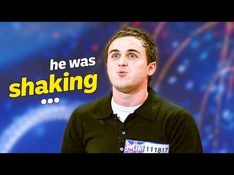 He's A Plumber... And He's NEVER Sung In Front of An Audience Before!
