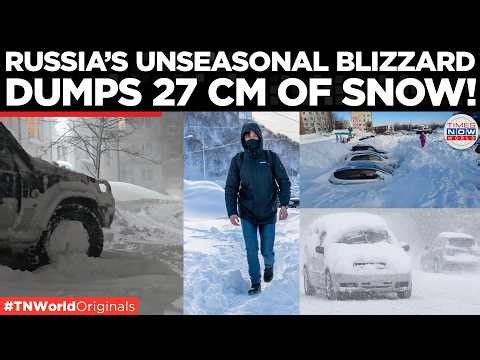 RUSSIA BURIED IN SNOW: Unseasonal Blizzard Drops 27 cm in Nizhny Novgorod | US-Iran War