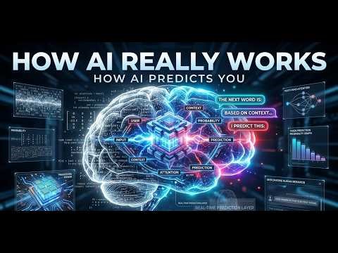 How (LLM) Large Language Models Really Work | How AI Learns Language Like Humans