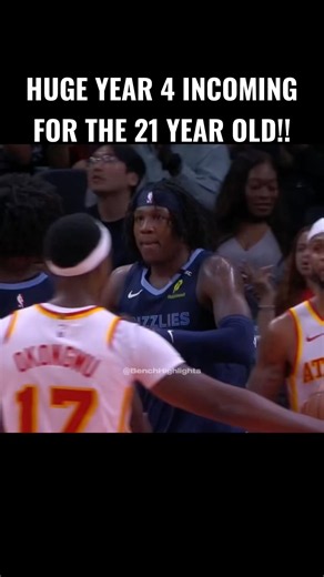 Grizzlies GG Jackson 14.3 PPG on 52% FG/50% 3PT in only 16 MPG (3 games) #nbahighlights #shorts #fyp