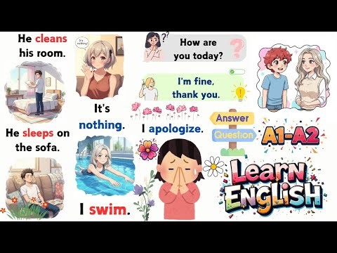 📚Learn English Fast | Most Imporant Words and Sentences Everyone Needs 👶📖