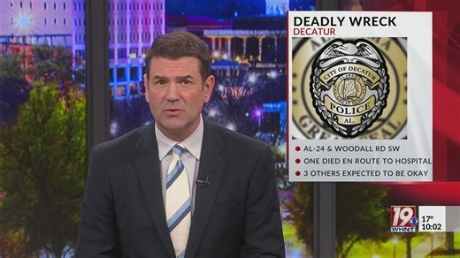One dead, three injured in Decatur wreck | Jan. 26, 2026 | News 19 at 10 p.m.