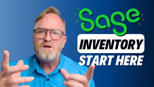 How to Manage Inventory in Sage (Beginner Starter Setup) - Items + First Sale | Louis Munro