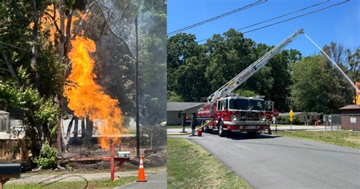 Gas leak causes explosion in Matthews