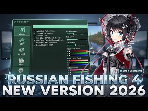 UNDETECTED Russian Fishing 4 Hack 2026 | Disable Water + Bottom Pilker | Private Loader 🌟
