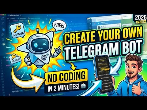 How to Create a Telegram Bot in 2026 | Step-by-Step Tutorial (No Coding)