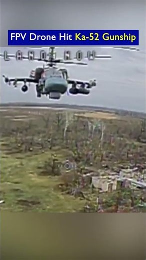 FPV Drone Takes Down Russian Ka-52 Gunship Mid-Air!!